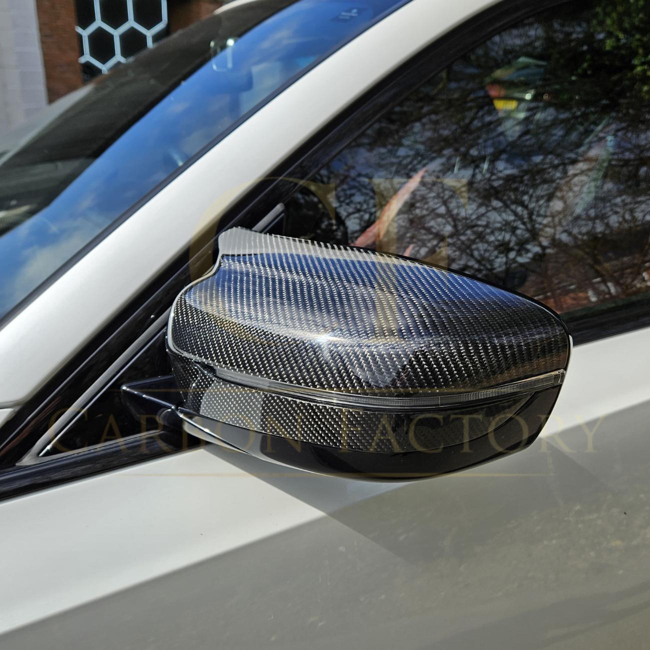 MP Style Carbon Fibre Replacement Mirror Covers for BMW G20 3 Series 17-25 - Carbon Factory