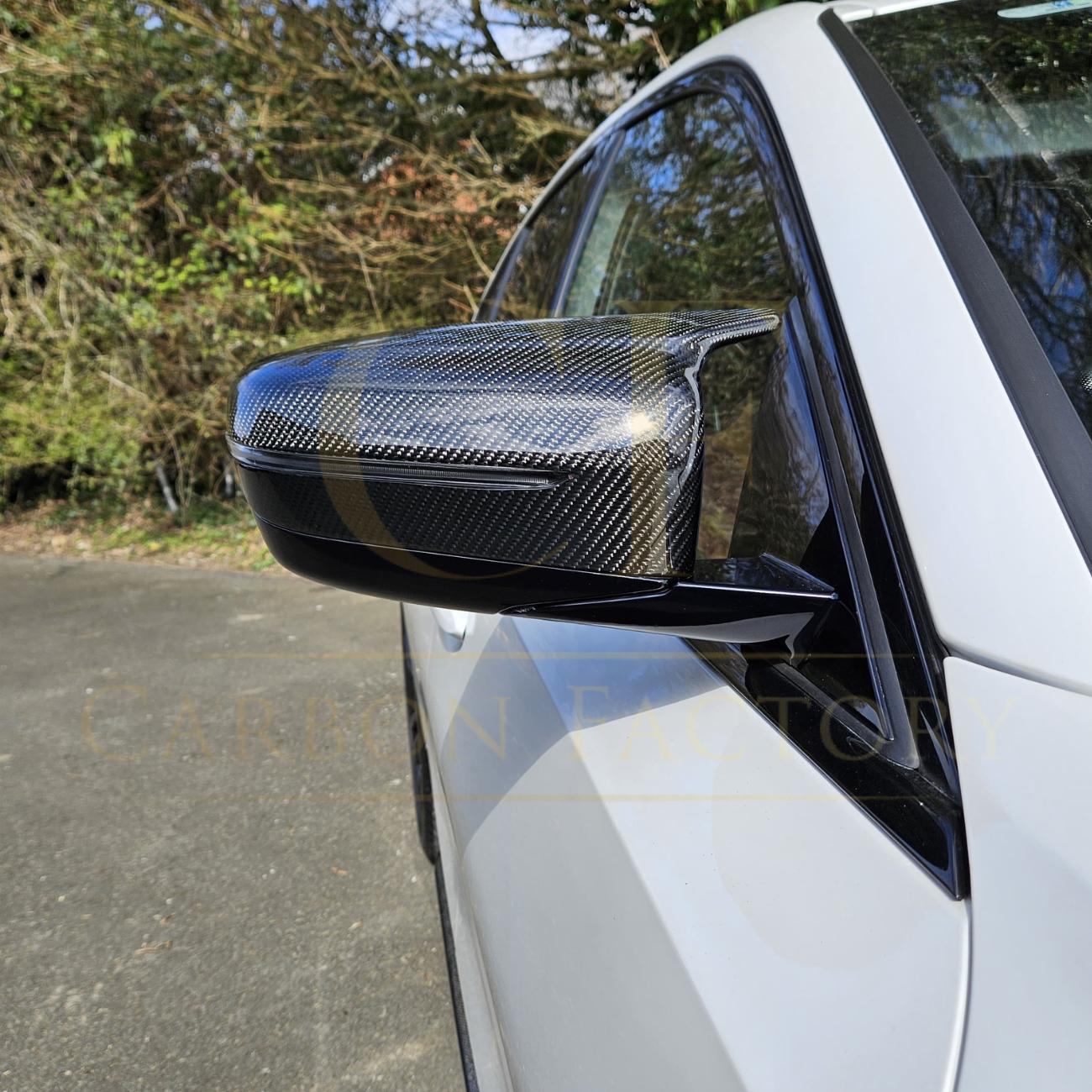 MP Style Carbon Fibre Replacement Mirror Covers for BMW G20 3 Series 17-25 - Carbon Factory