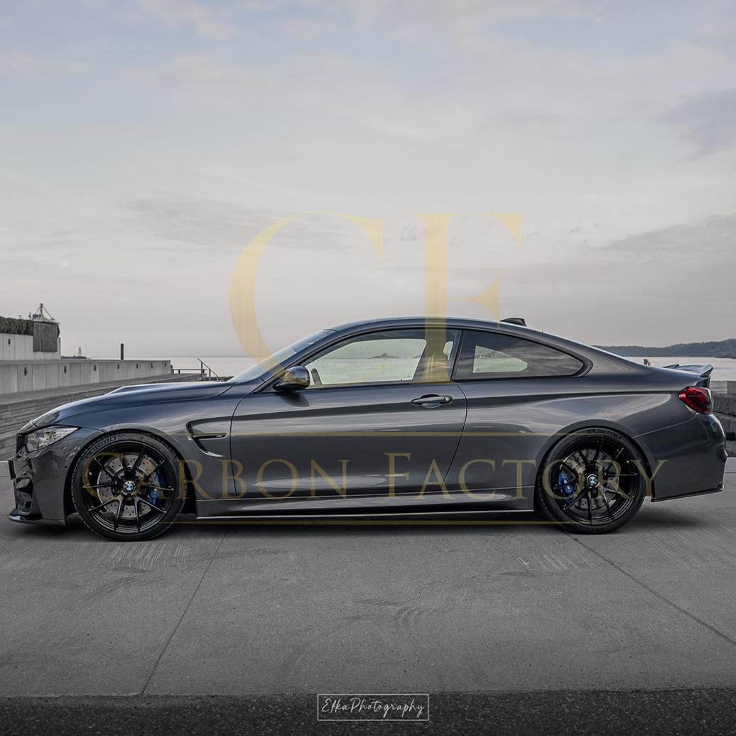 MP Style Carbon Fibre Side Skirt Extension for BMW F82 F83 M4 14-20-Carbon Factory