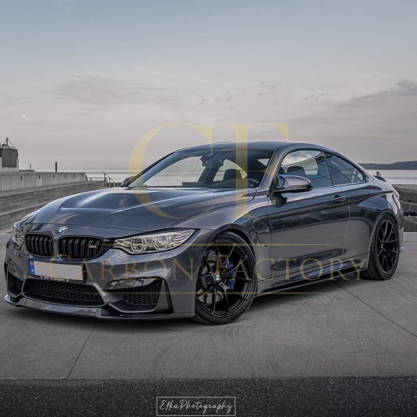 MP Style Carbon Fibre Side Skirt Extension for BMW F82 F83 M4 14-20-Carbon Factory