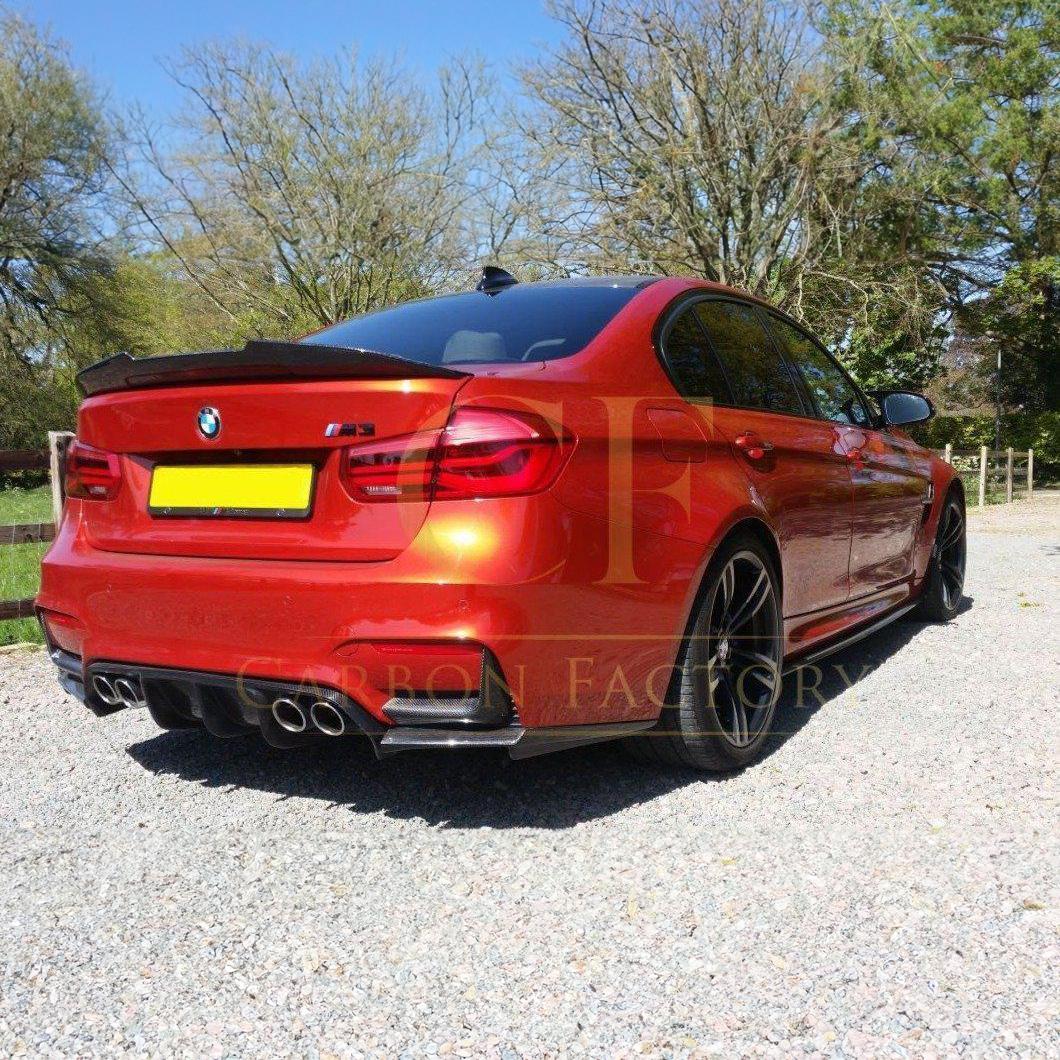 MP Style Carbon Fibre Side Skirt Extension for BMW F82 F83 M4 14-20-Carbon Factory