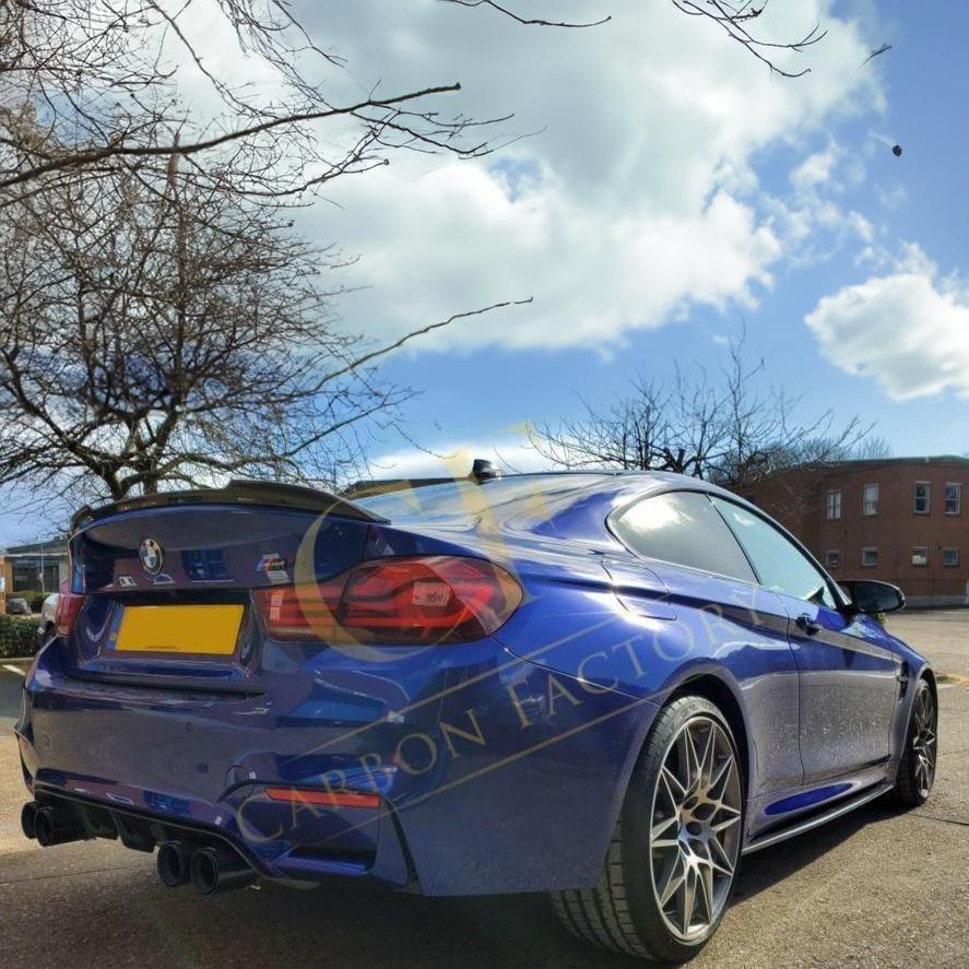 MP Style Carbon Fibre Side Skirt Extension for BMW F82 F83 M4 14-20-Carbon Factory