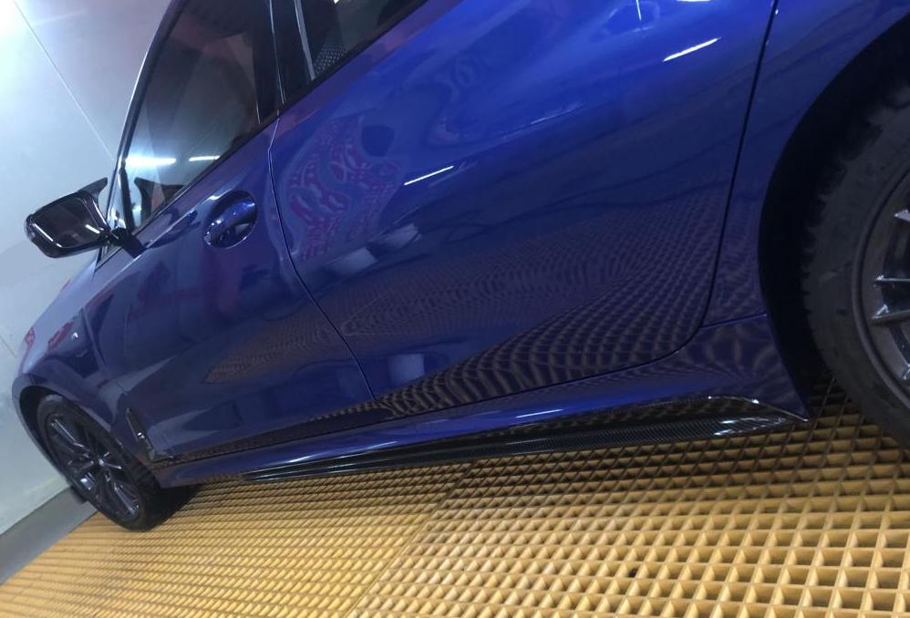 MP Style Carbon Fibre Side Skirt for BMW 3 Series G20 19-Present-Carbon Factory
