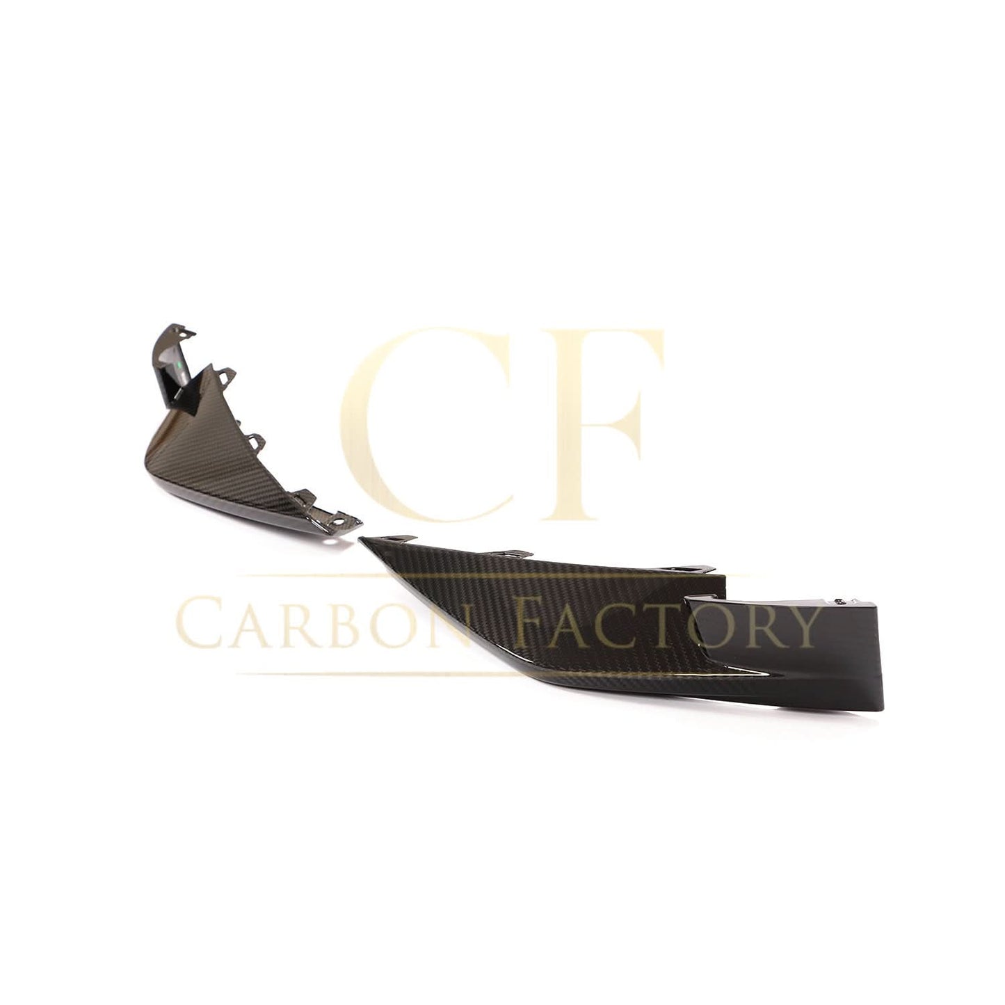 MP Style Dry Carbon Fibre Front Bumper Side Splitter for BMW G80 M3 21-Present - Carbon Factory