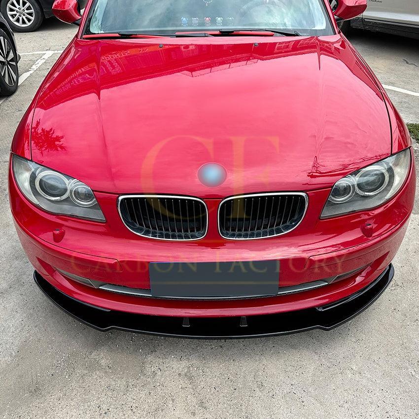 MP Style Gloss Black Front Splitter for BMW 1 Series E81 E82 E88 E87 2007-2013-Carbon Factory