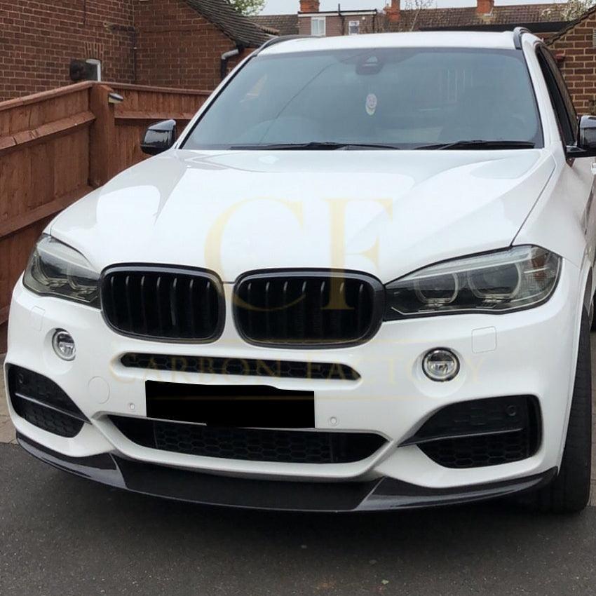 MP Style Gloss Black Front Splitter for BMW F15 X5 14-18-Carbon Factory