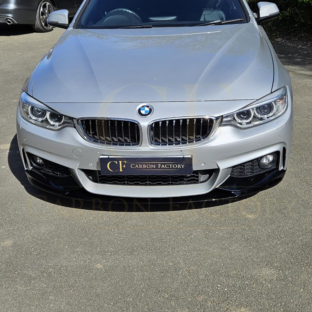 MP Style Gloss Black Front Splitter for BMW F32 F33 F36 4 Series 14-20-Carbon Factory