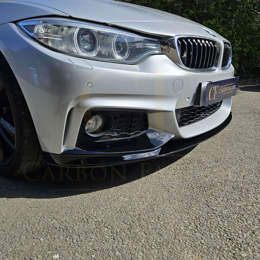 MP Style Gloss Black Front Splitter for BMW F32 F33 F36 4 Series 14-20 - Carbon Factory