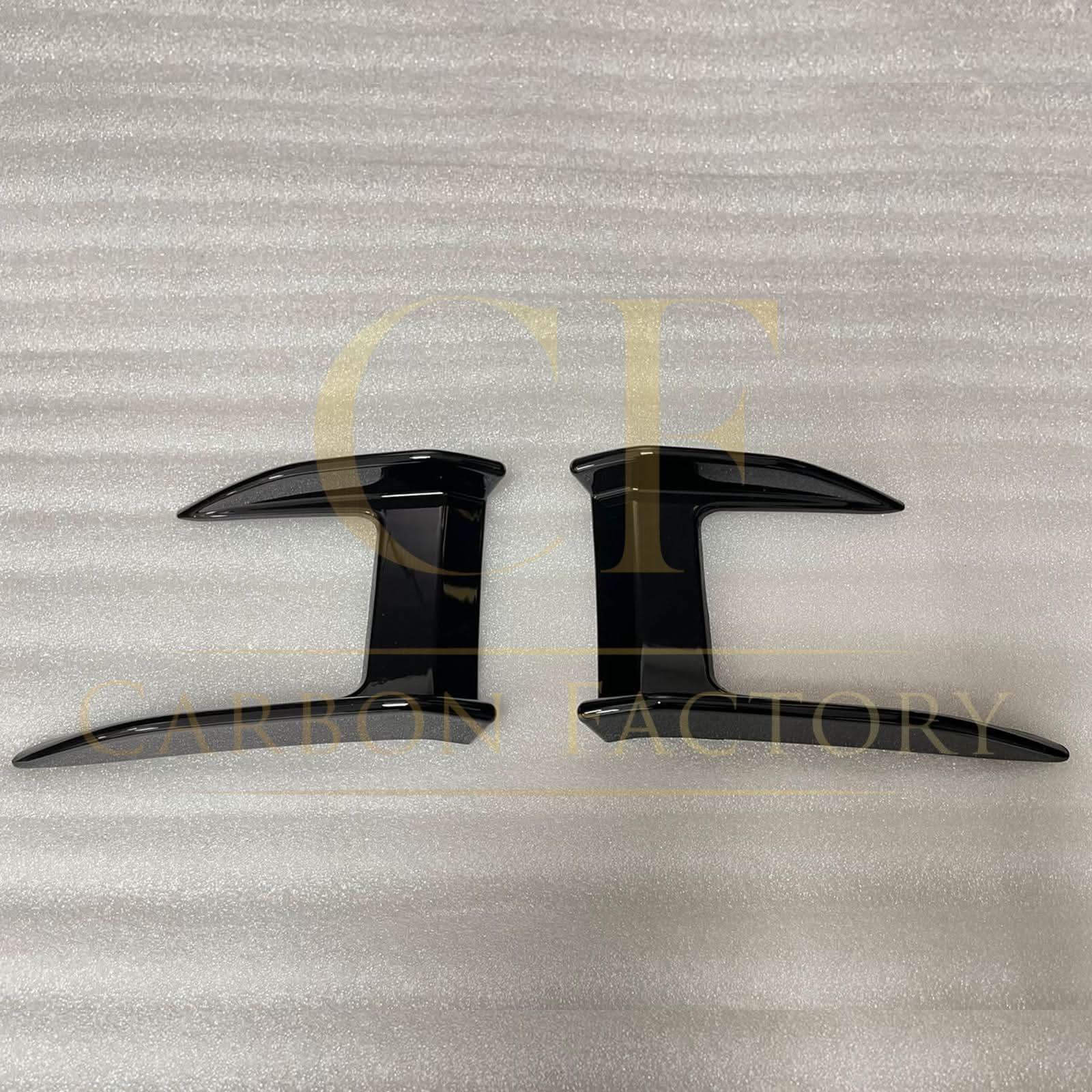 MP Style Gloss Black Front Splitter for BMW F40 1 Series 19-24 - Carbon Factory