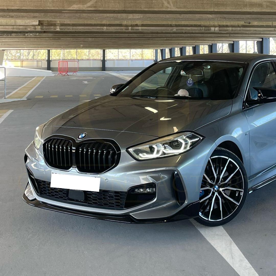 MP Style Gloss Black Front Splitter for BMW F40 1 Series 19-24 - Carbon Factory