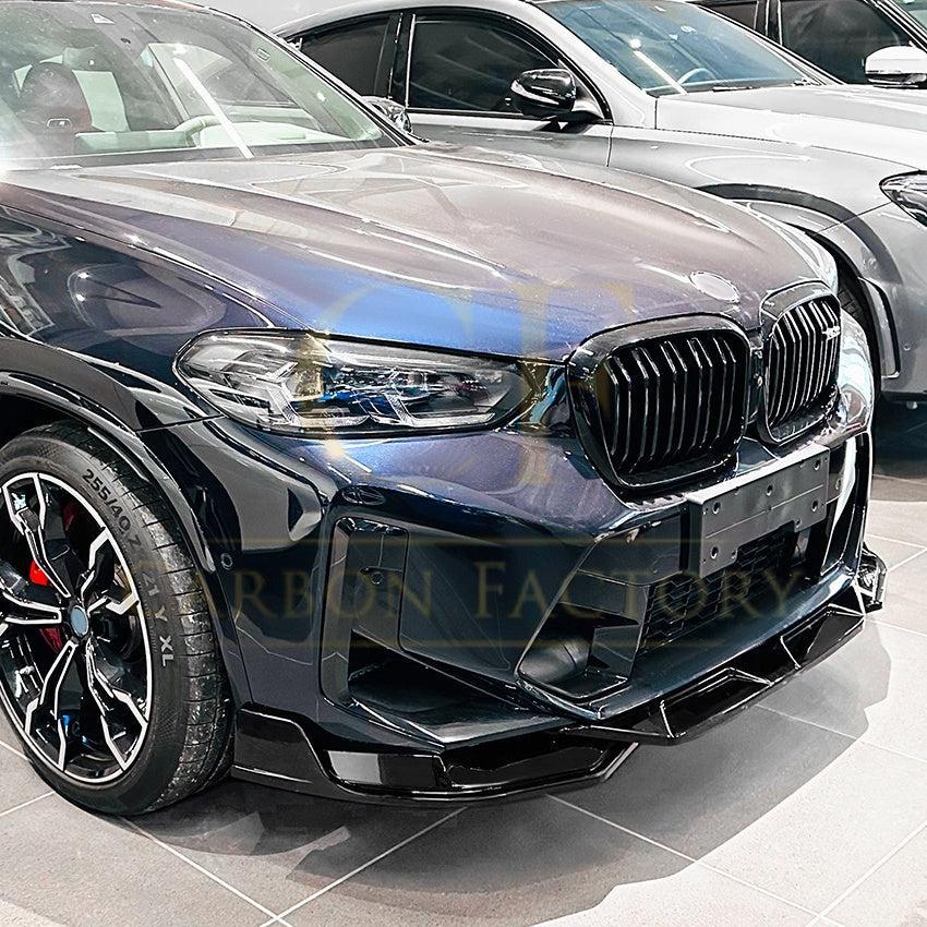 MP Style Gloss Black Front Splitter for BMW F97 X3M F98 X4M LCI 22-24-Carbon Factory