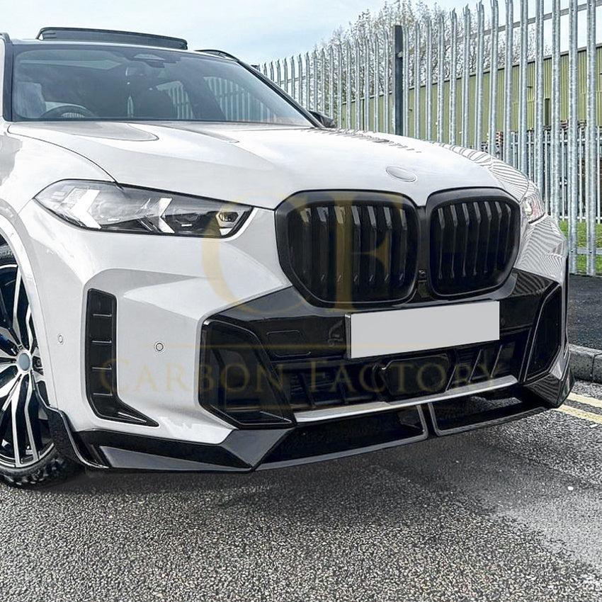 MP Style Gloss Black Front Splitter for BMW G05 X5 LCI 23-Present-Carbon Factory