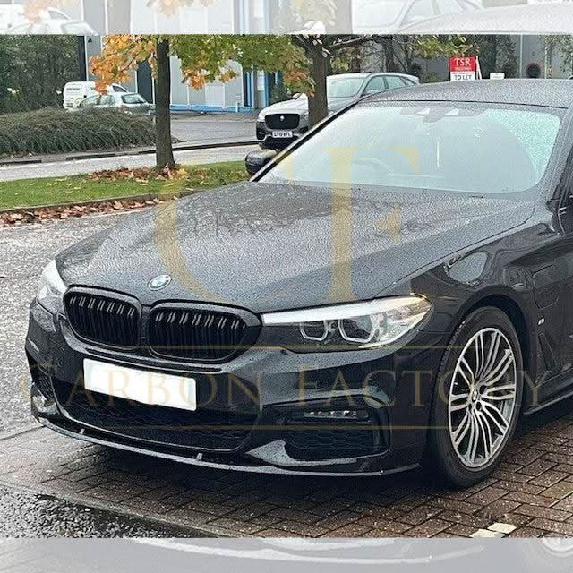 MP Style Gloss Black Front Splitter for BMW G30 G31 5 Series Pre-LCI 17-20 - Carbon Factory