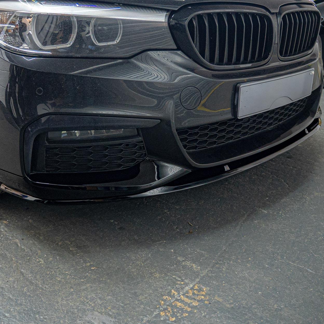 MP Style Gloss Black Front Splitter for BMW G30 G31 5 Series Pre-LCI 17-20-Carbon Factory