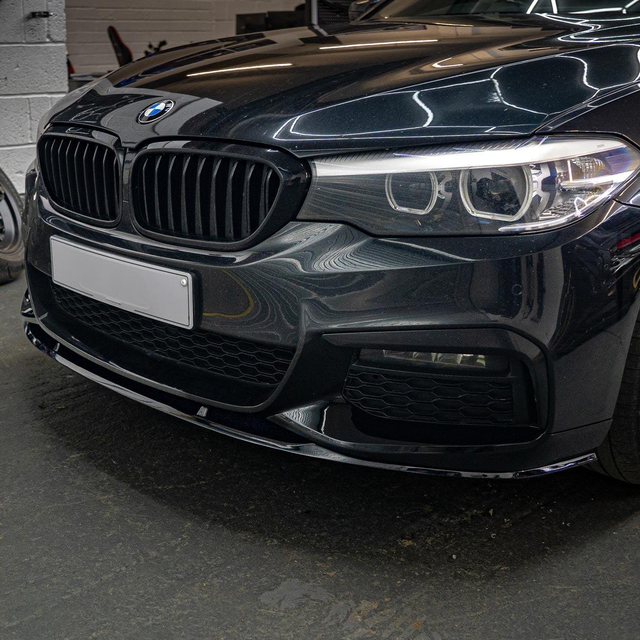 MP Style Gloss Black Front Splitter for BMW G30 G31 5 Series Pre-LCI 17-20-Carbon Factory