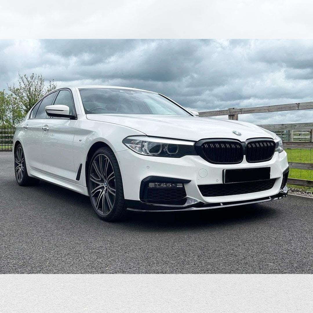MP Style Gloss Black Front Splitter for BMW G30 G31 5 Series Pre-LCI 17-20-Carbon Factory