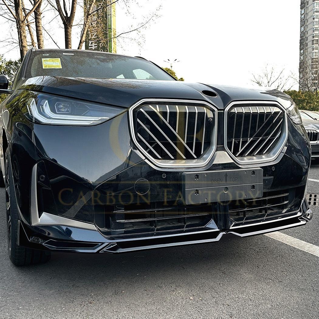 MP Style Gloss Black Front Splitter for BMW G45 X3 25-Present-Carbon Factory