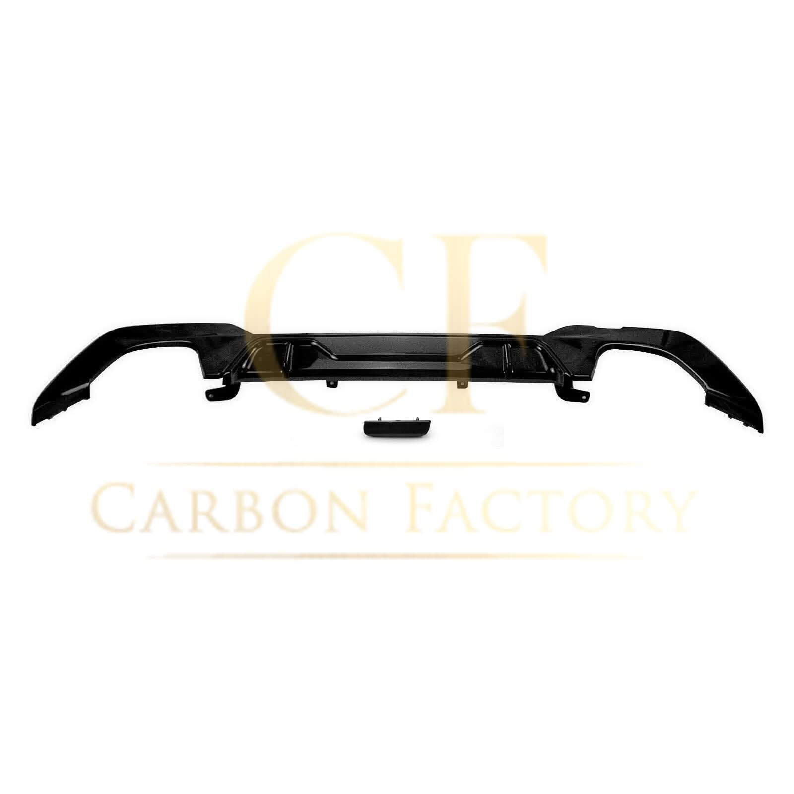 MP Style Gloss Black Rear Diffuser Quad Exhaust for BMW 3 Series G20 G21 Pre-LCI 19-22 - Carbon Factory