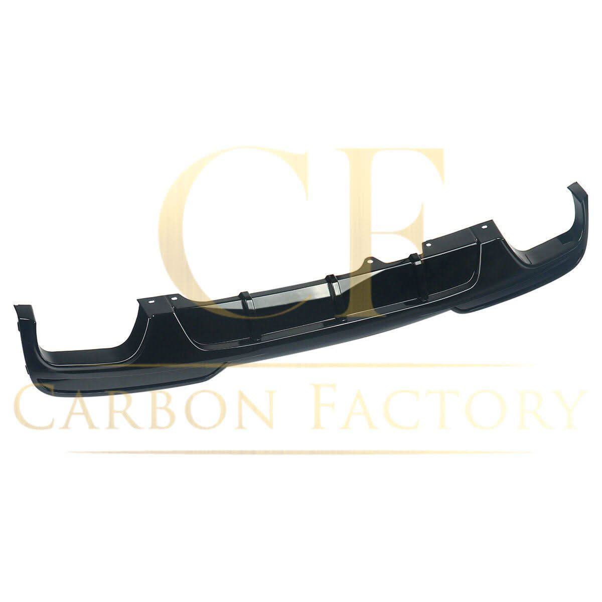 MP Style Gloss Black Rear Diffuser Quad Exhaust for BMW F10 5 Series 10-17 - Carbon Factory