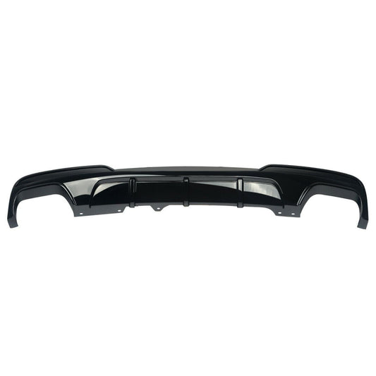 MP Style Gloss Black Rear Diffuser Quad Exhaust for BMW F10 5 Series 10-17 - Carbon Factory