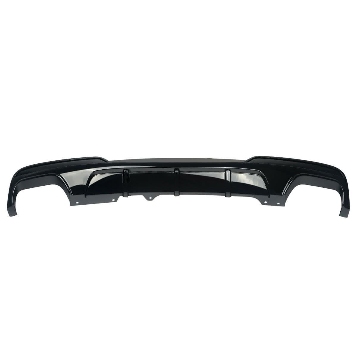 MP Style Gloss Black Rear Diffuser Quad Exhaust for BMW F10 5 Series 10-17 - Carbon Factory