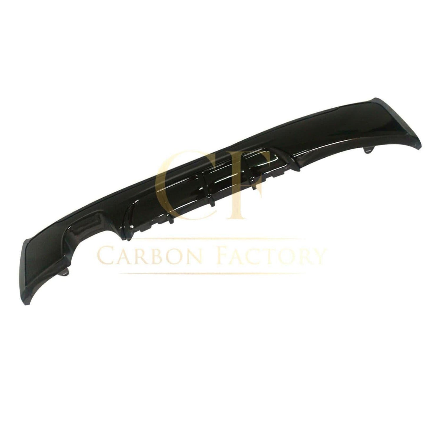 MP Style Gloss Black Rear Diffuser Twin Exhaust for BMW F22 2 Series M Sport 14-Present - Carbon Factory
