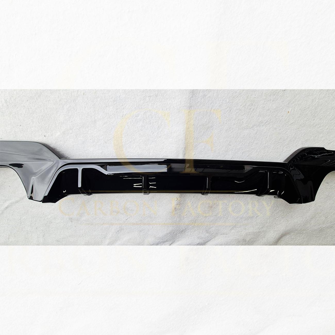 MP Style Gloss Black Rear Diffuser for BMW 3 Series G20 G21 340i Pre-LCI 19-22-Carbon Factory