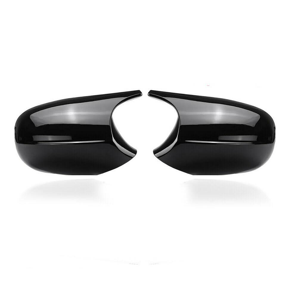 MP Style Gloss Black Replacement Mirror Covers for BMW E81 E82 E87 E88 1 Series E90 E92 E93 3 Series - Carbon Factory