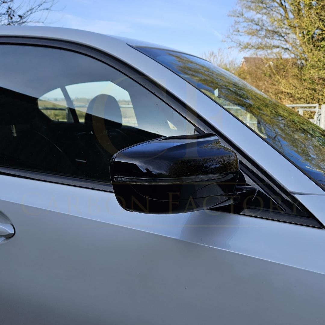MP Style Gloss Black Replacement Mirror Covers for BMW G30 G31 5 Series 17-23-Carbon Factory