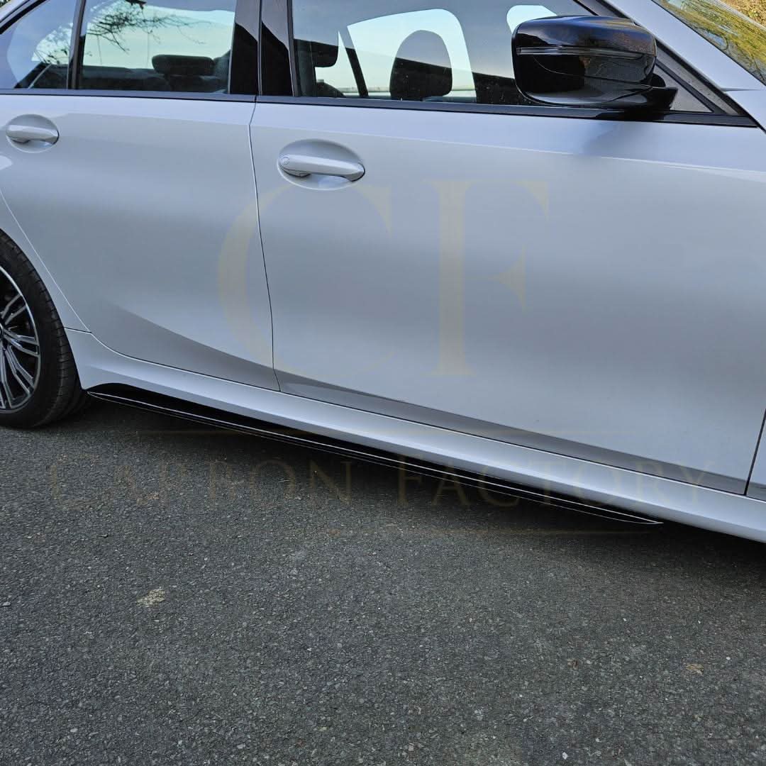 MP Style Gloss Black Side Skirts for BMW 3 Series G20 19-Present - Carbon Factory