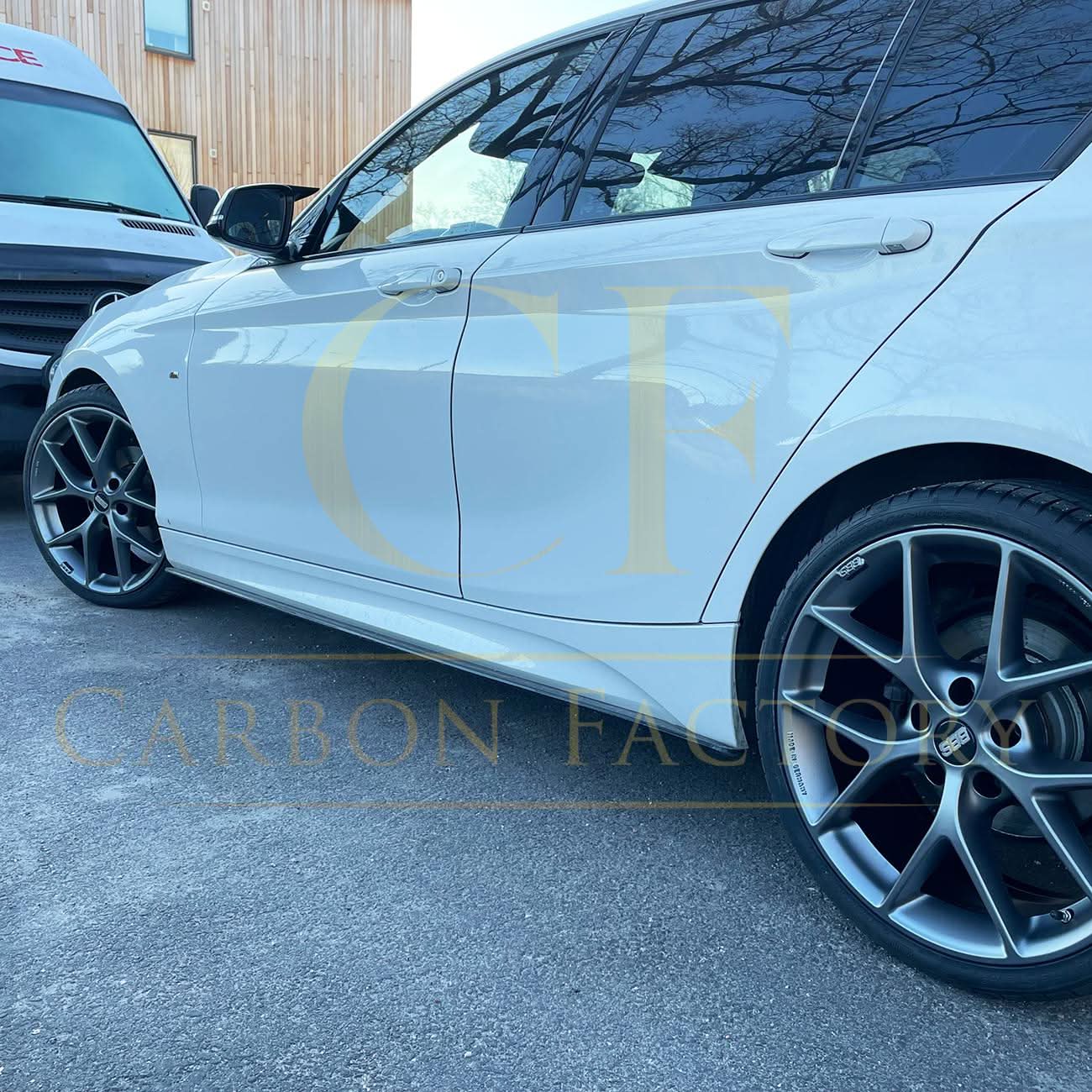 MP Style Gloss Black Side Skirts for BMW F20 1 Series 12-19 - Carbon Factory