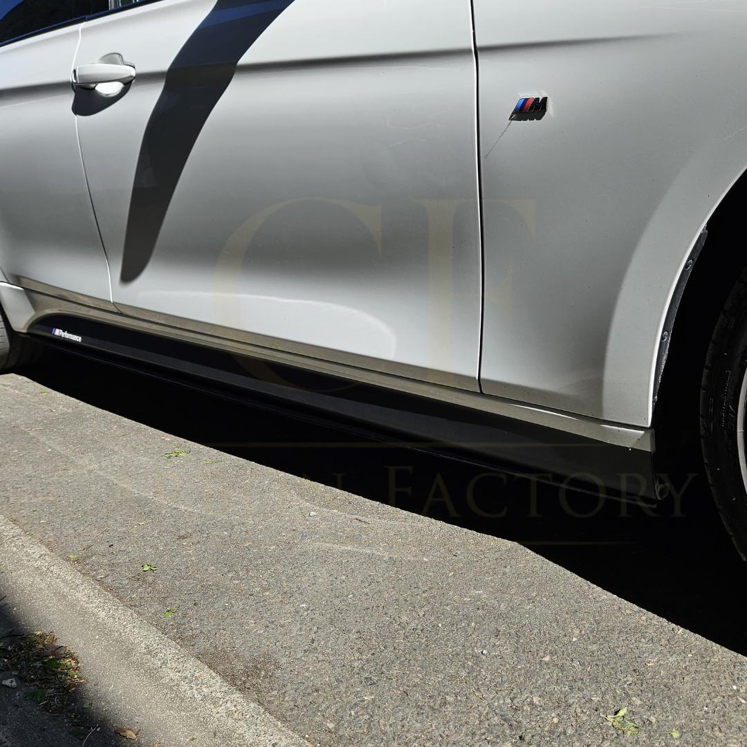 MP Style Gloss Black Side Skirts for BMW F30 F31 3 Series 12-19-Carbon Factory