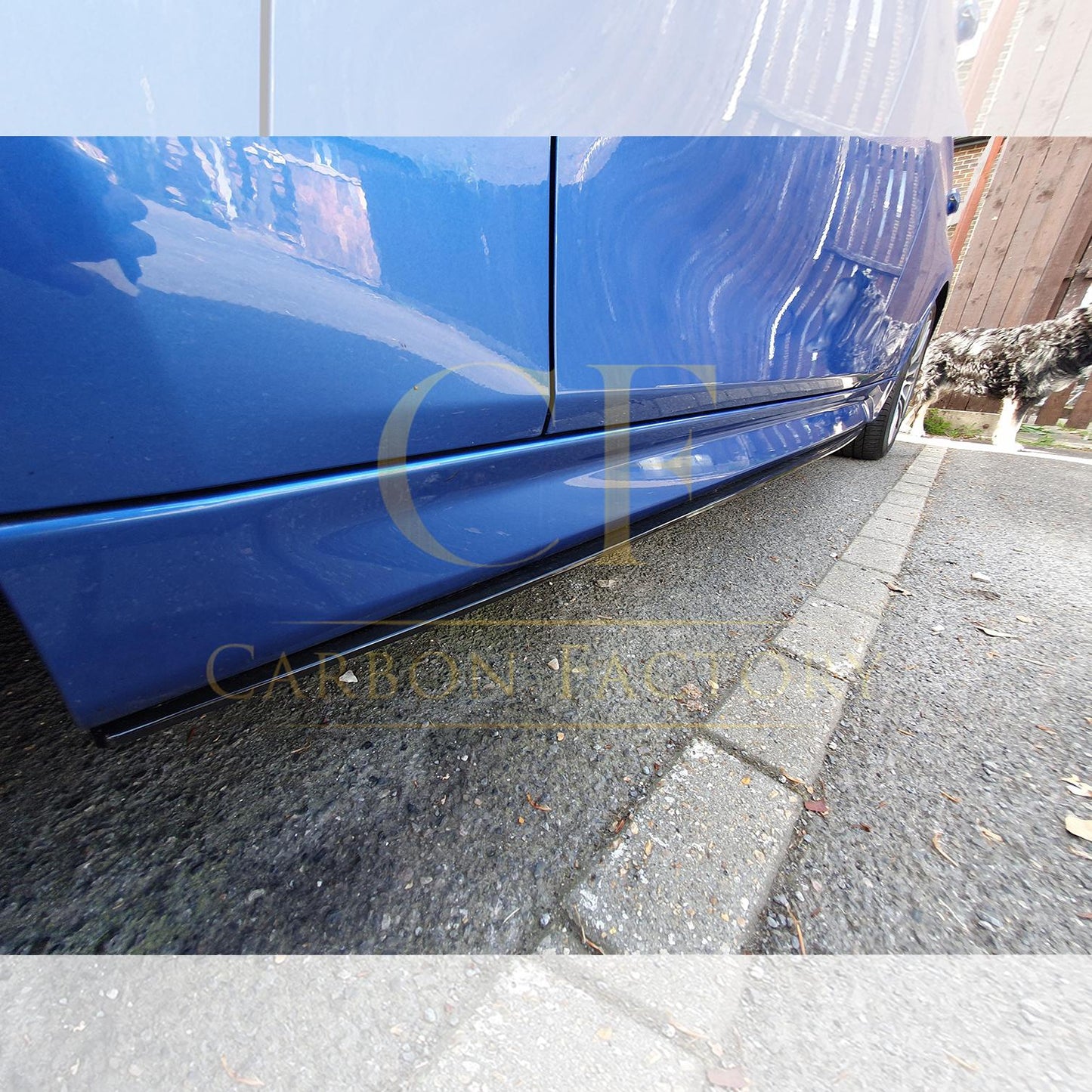 MP Style Gloss Black Side Skirts for BMW F30 F31 3 Series 13-18-Carbon Factory