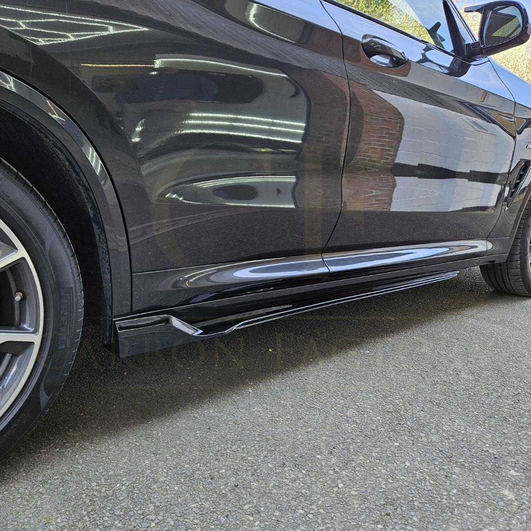 MP Style Gloss Black Side Skirts for BMW G01 X3 G02 X4 18-24-Carbon Factory