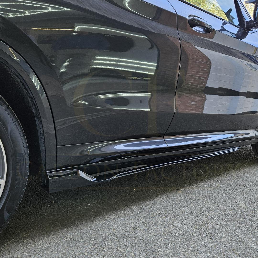 MP Style Gloss Black Side Skirts for BMW G01 X3 G02 X4 18-24-Carbon Factory
