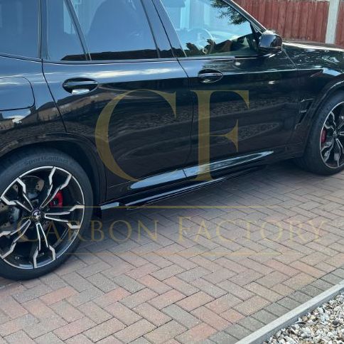 MP Style Gloss Black Side Skirts for BMW G01 X3 G02 X4 18-24-Carbon Factory