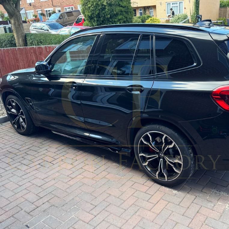 MP Style Gloss Black Side Skirts for BMW G01 X3 G02 X4 18-24-Carbon Factory