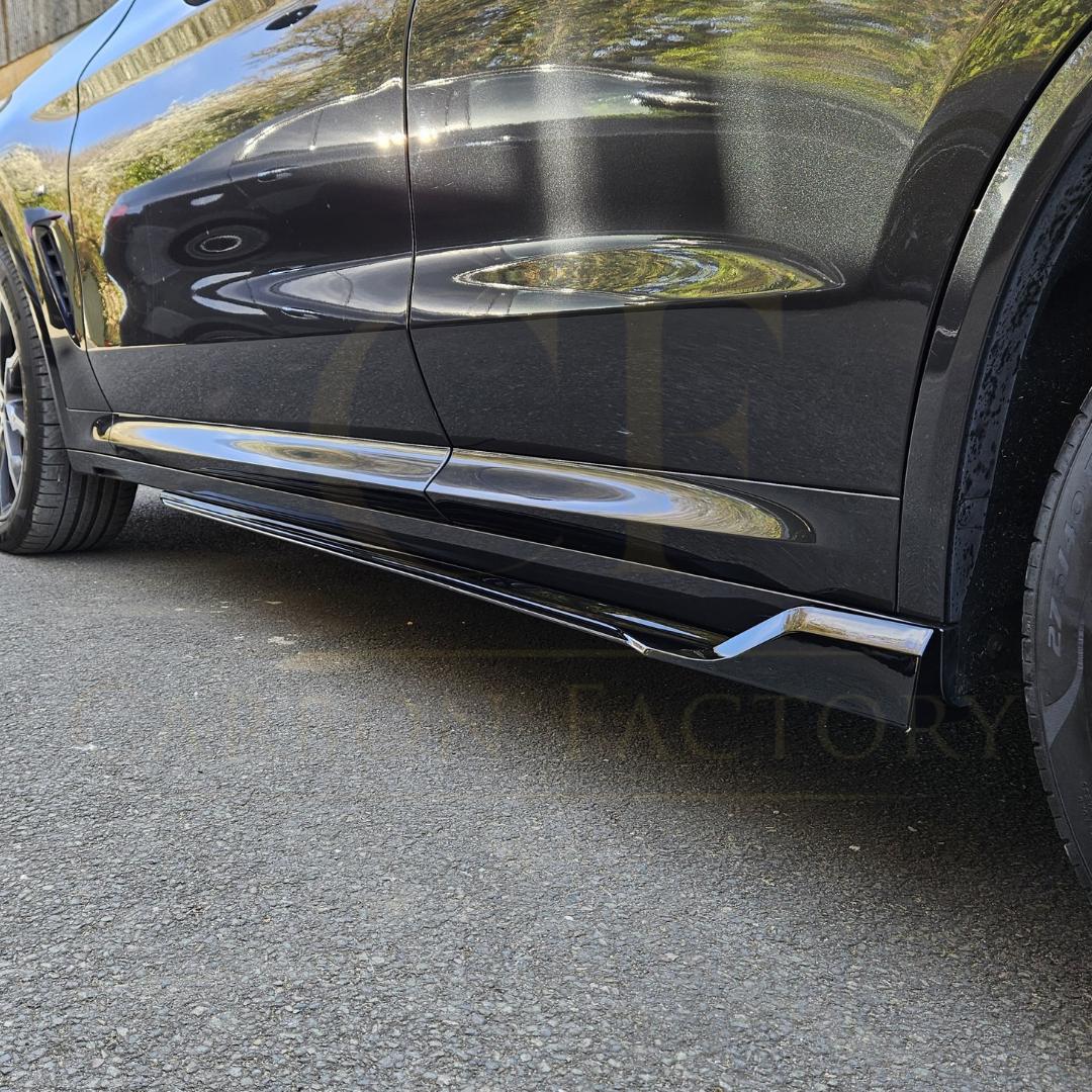 MP Style Gloss Black Side Skirts for BMW G01 X3 G02 X4 18-24-Carbon Factory