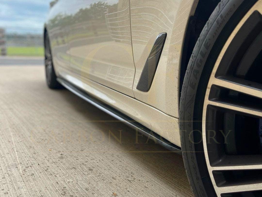 MP Style Gloss Black Side Skirts for BMW G30 G31 5 Series F90 M5 17-Present - Carbon Factory