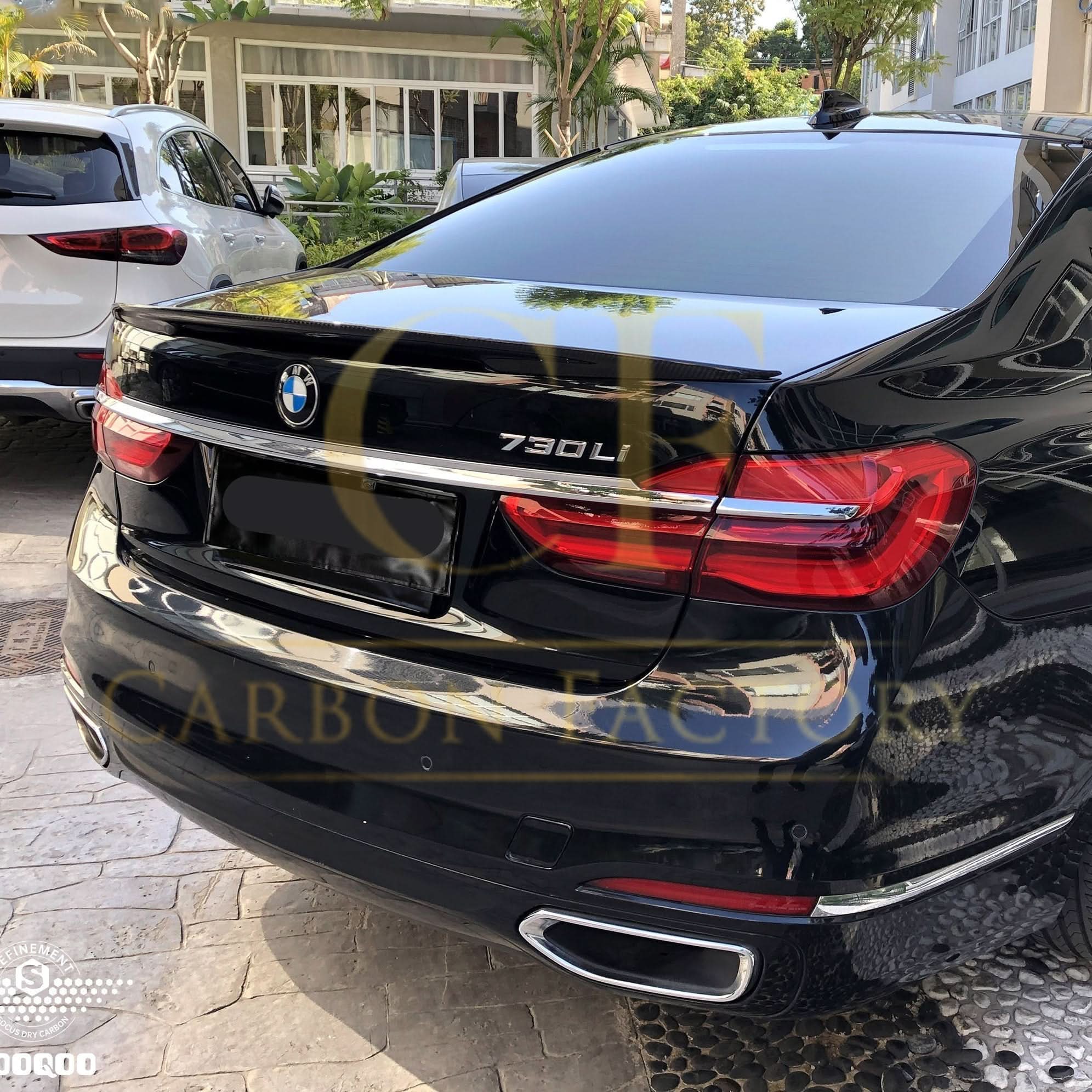 MP Style Pre-Preg Carbon Fibre Boot Spoiler for BMW G11 G12 7 Series 15-23 - Carbon Factory