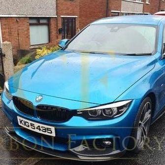 MP Style Pre-Preg Carbon Fibre Front Splitter Covers for BMW F32 F33 F36 4 Series 14-20-Carbon Factory
