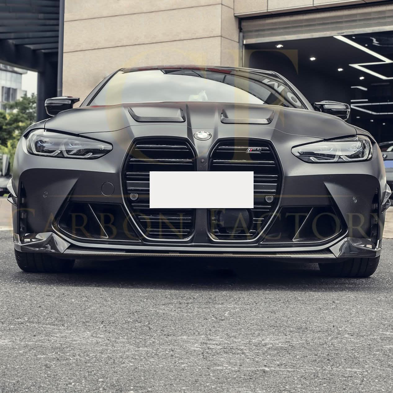 MP Style Pre-Preg Carbon Fibre Front Splitter for BMW G80 M3 G82 G83 M4 21-Present - Carbon Factory