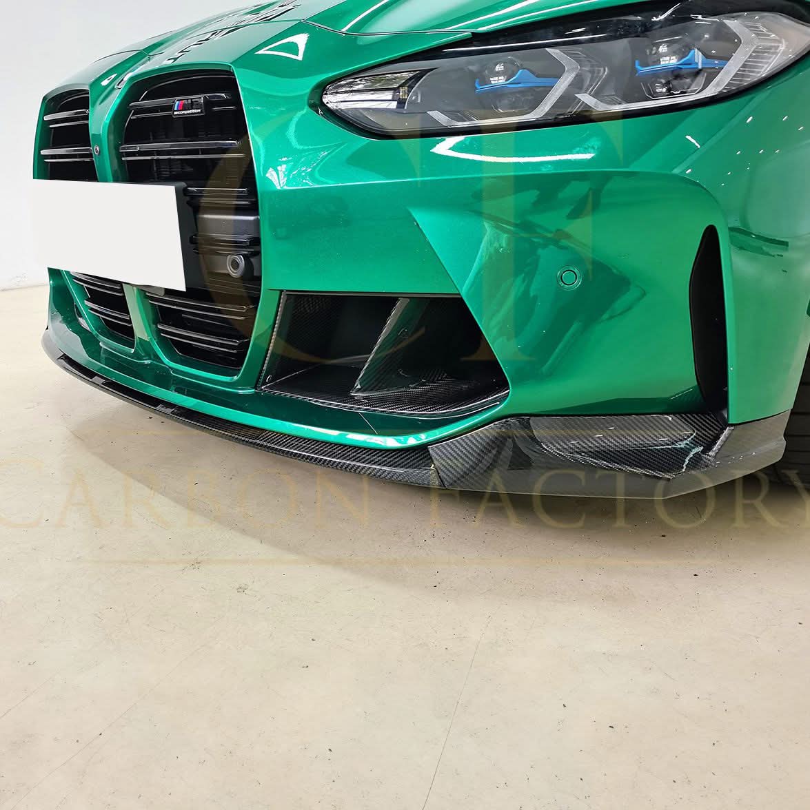 MP Style Pre-Preg Carbon Fibre Front Splitter for BMW G80 M3 G82 G83 M4 21-Present - Carbon Factory