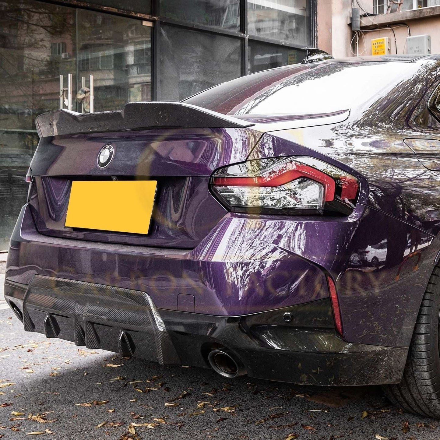 MP Style Pre-Preg Carbon Fibre Rear Diffuser for BMW 2 Series G42 Coupe 21-Present - Carbon Factory