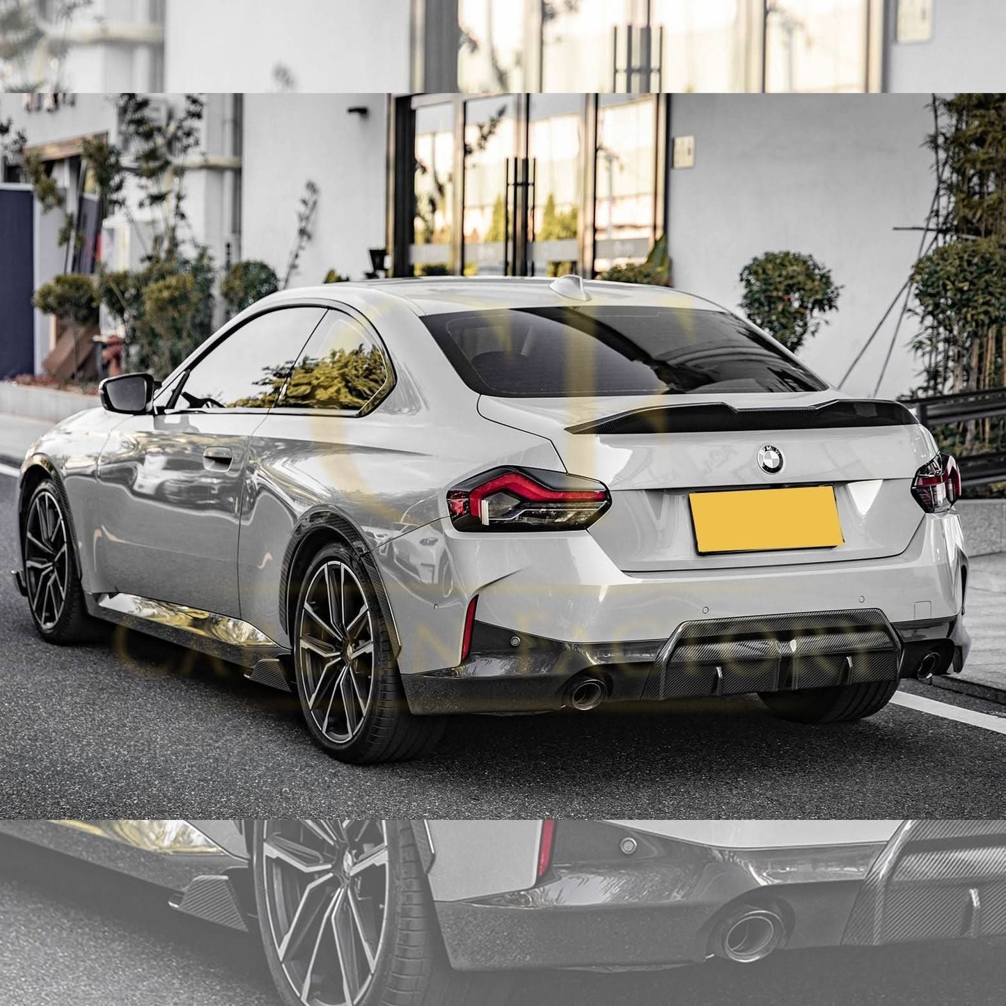 MP Style Pre-Preg Carbon Fibre Rear Diffuser for BMW 2 Series G42 Coupe 21-Present - Carbon Factory