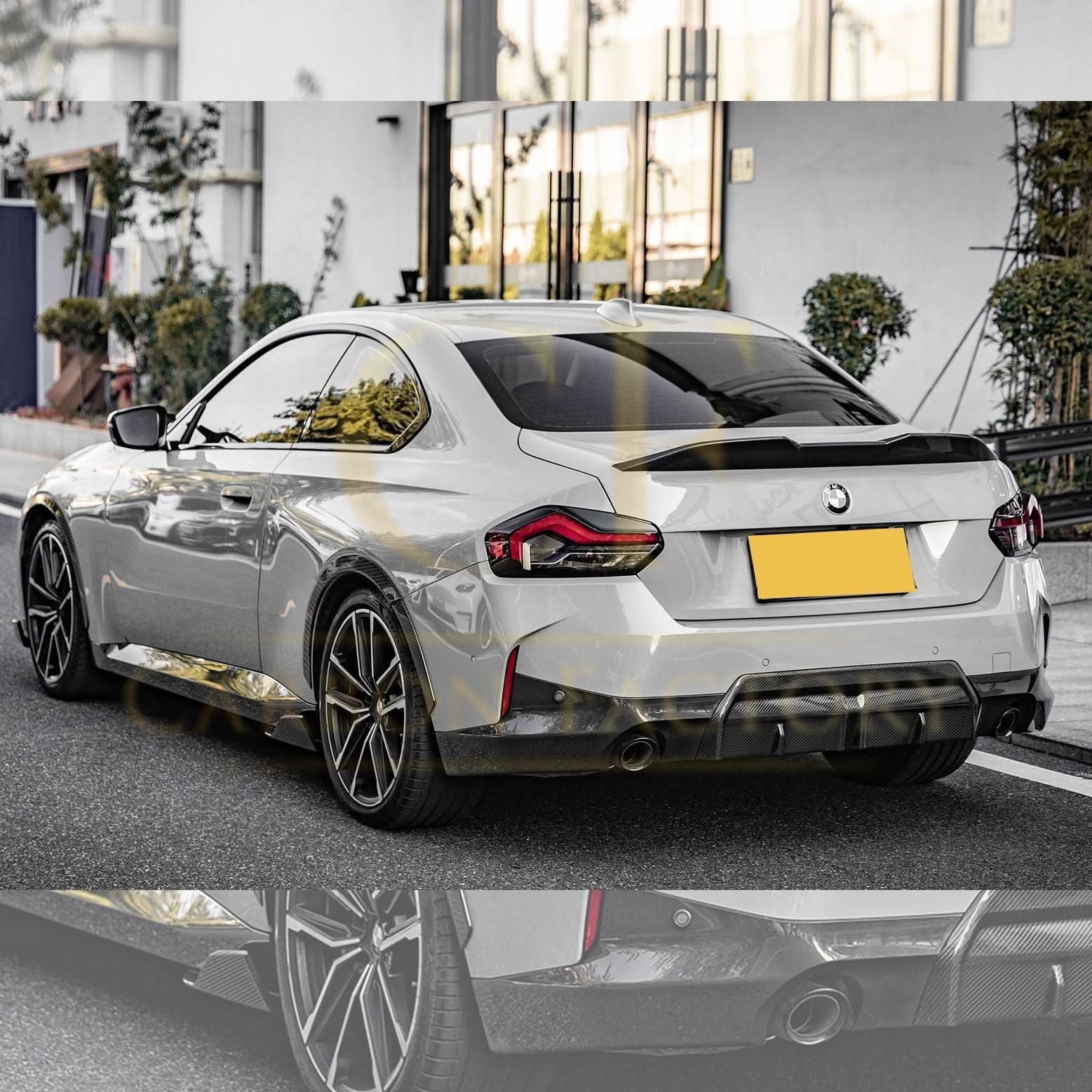 MP Style Pre-Preg Carbon Fibre Rear Diffuser for BMW 2 Series G42 Coupe 21-Present - Carbon Factory