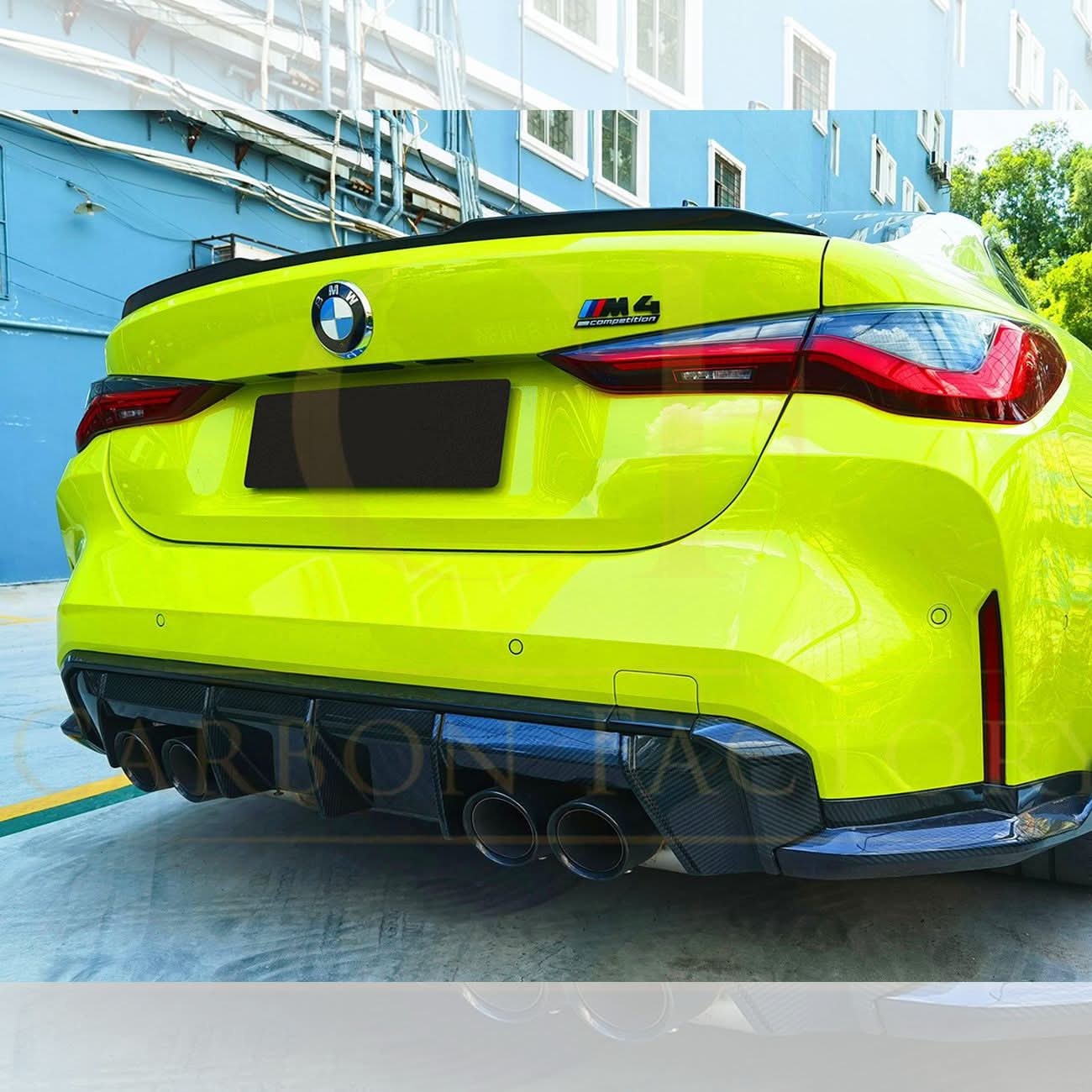 MP Style Pre-Preg Carbon Fibre Rear Diffuser for BMW G80 M3 G82 G83 M4 21-Present - Carbon Factory