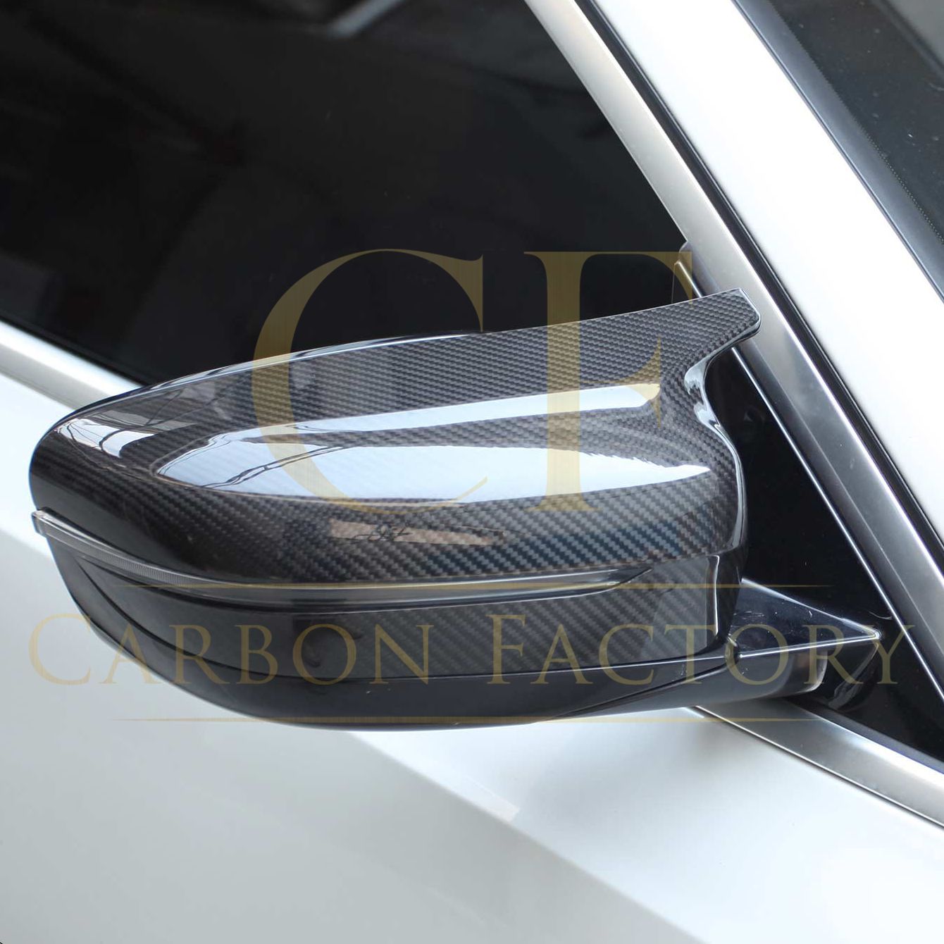 MP Style Pre-Preg Carbon Fibre Replacement Mirror Covers for BMW G30 G31 5 Series 15-22-Carbon Factory