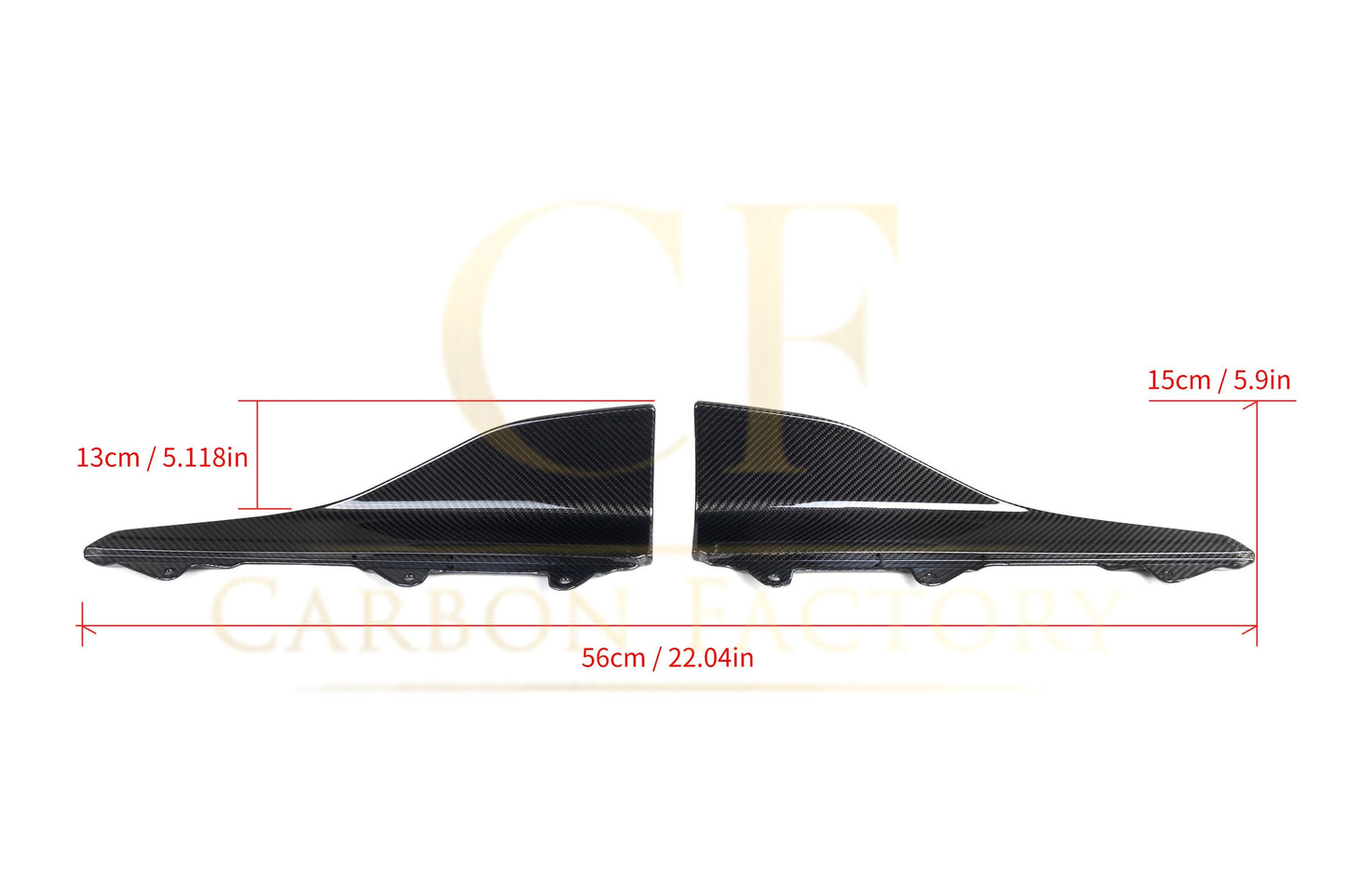 MP Style Pre-Preg Carbon Fibre Side Skirts for BMW F22 2 Series F87 M2 16-21-Carbon Factory