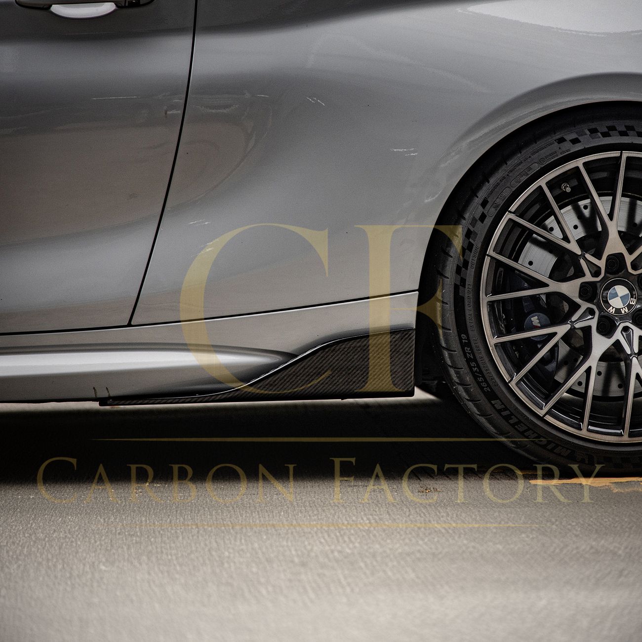 MP Style Pre-Preg Carbon Fibre Side Skirts for BMW F22 2 Series F87 M2 16-21-Carbon Factory